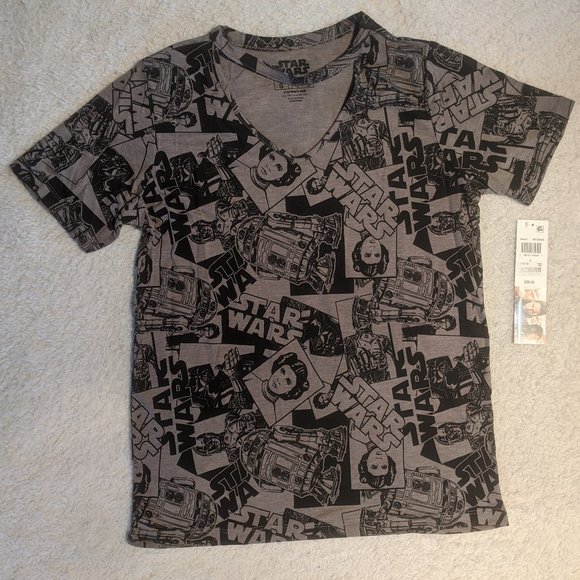 Women's Star Wars V-Neck NWT - Picture 1 of 3